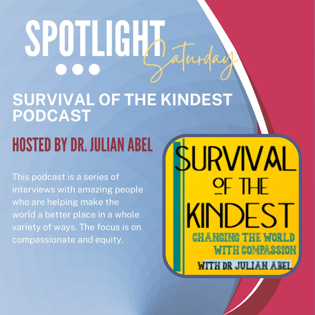 ✨ Spotlight Saturday! ✨ Have you listened to Survival of the Kindest? @drjulianabel podcast is a series of interviews with amazing people who are helping make the world a better place in a whole variety of ways. @CompassionComUK 👉 loom.ly/gMHa6dg