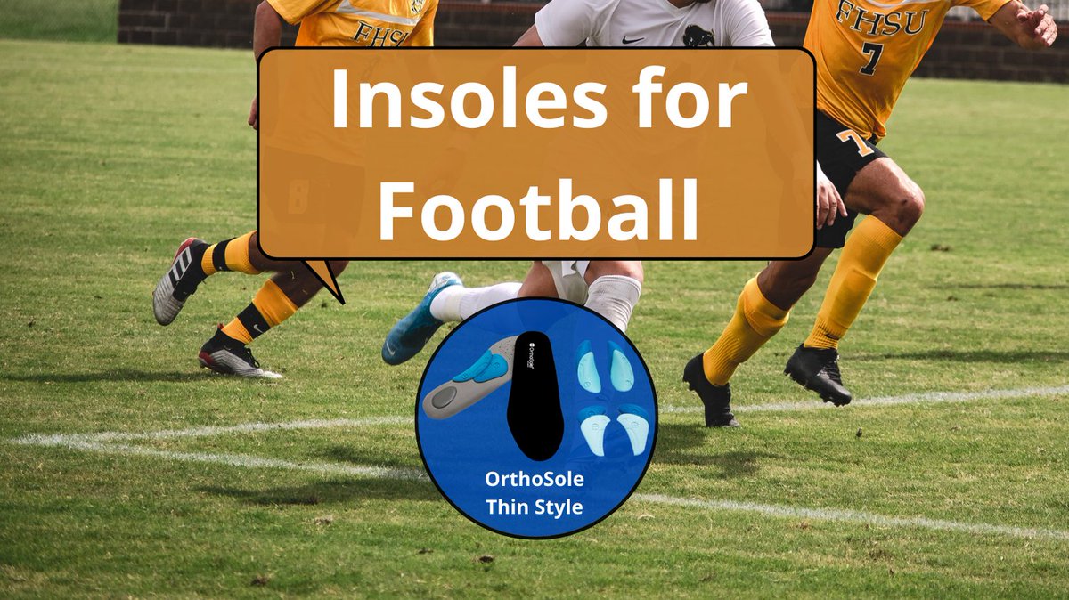 Our effective yet lightweight insoles for Footballers deliver exceptional support & stability to injury-prone players. orthosole.com/insoles-for-sp… #Football #FootballPlayer #FootballBoots #Footballer #Archfit #Loveyourfeet #PlantarFasciitis #FootPain #Unique #Uniqueinsoles
