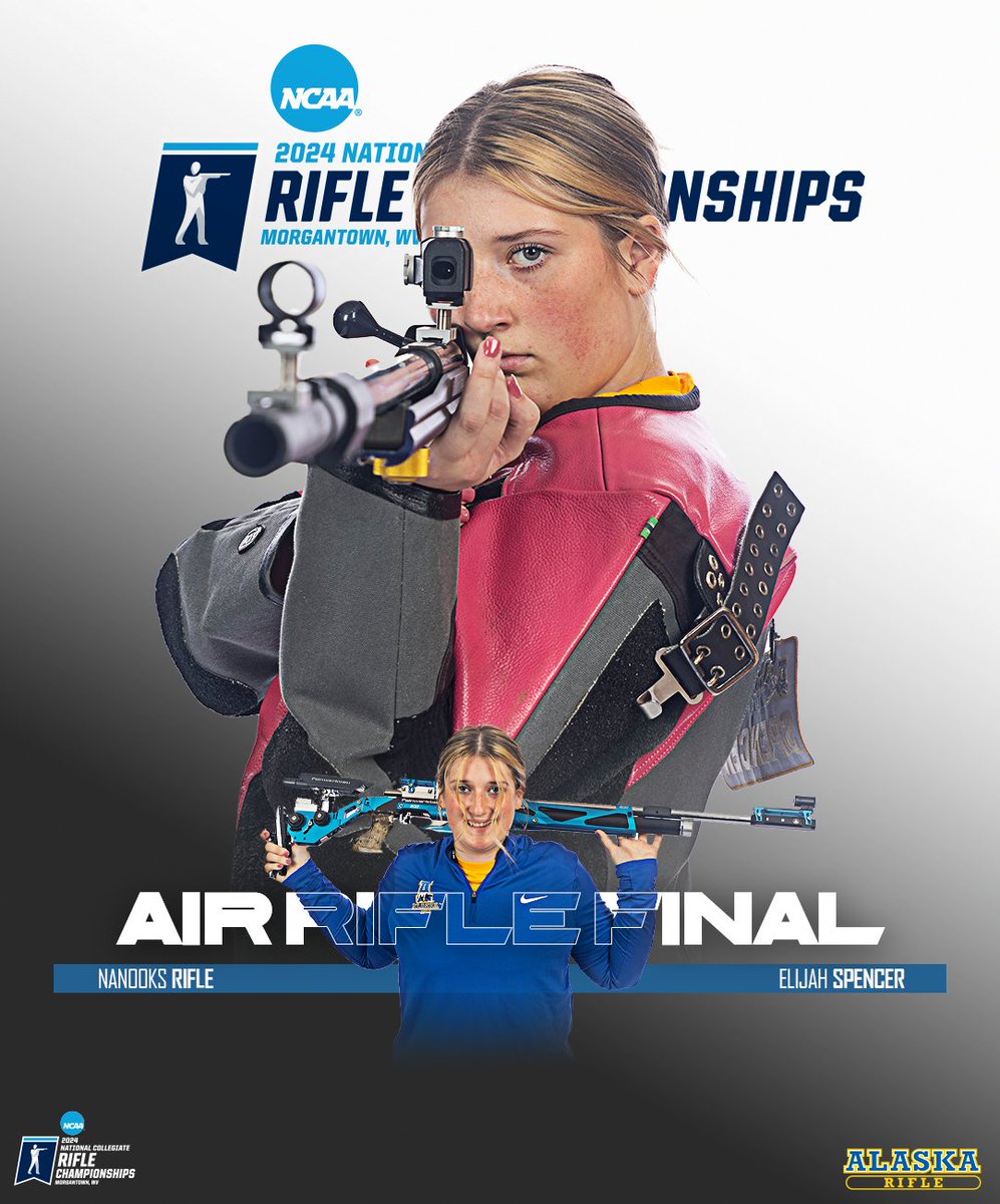 NanooksRifle's tweet photo. Elijah Spencer is off to the Air Rifle Finals after her perfect 600‼️
💻 https://t.co/5hAeD9Xv1y
📺 https://t.co/0dKxbxsAqE
#NanookNation x #PointNooks https://t.co/7tVRcg0PTF