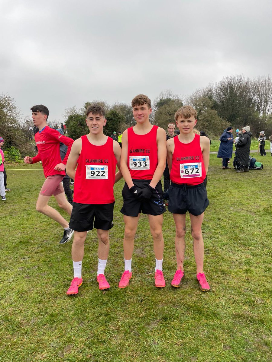 Congratulations to Luke Merrigan, Owen Williams and Ryan O’ Donovan who were in action today at the All Ireland School’s Cross Country Championships in Tymon Park, Tallaght. A fantastic achievement for the boys and we are all very proud of you 🏃‍♂️🔥🙌 <a href="/CorkETB/">CorkETB🇮🇪🇪🇺</a>  <a href="/gcc_sport/">GlanmireCC_SPORT & PE</a>