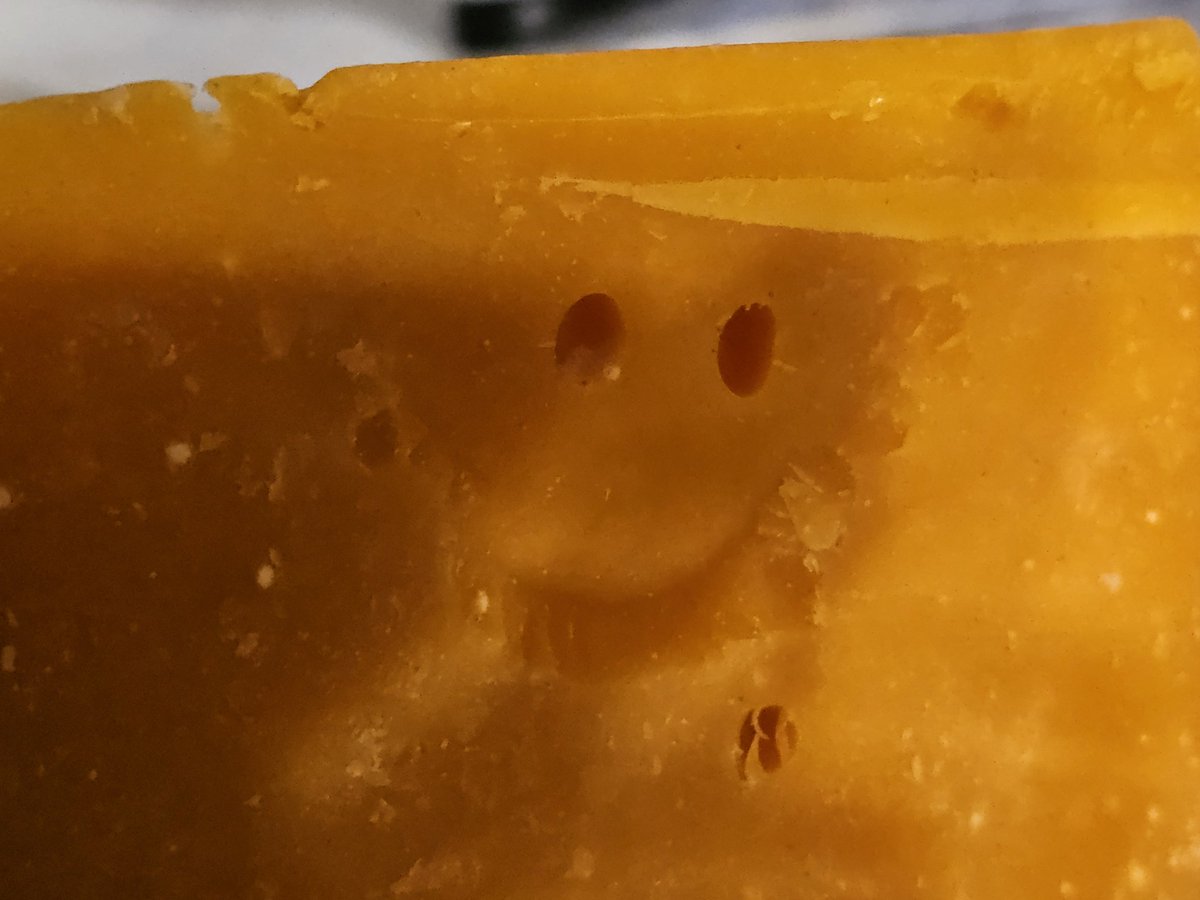 framboise314's tweet photo. Quand le morceau de #Mimolette te fait un sourire comme ça 😃 tu te demandes si tu en coupes un bout... ou pas https://t.co/3NfkZZNvCa