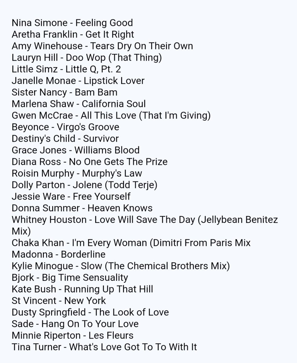Here's the playlist for last night's Women's Special feat. all female artists for International Women's Day & here's the link if you'd like to listen back 🎵 m.mixcloud.com/thefaceradiobk…