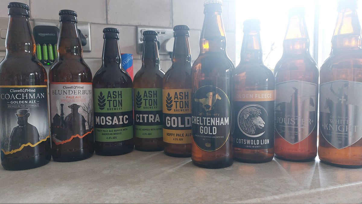 Reflecting on the proceeds of a midweek haul in Cheltenham. Somehow my first trip to Favourite Beers, while only intending to pop into the florist next door.....