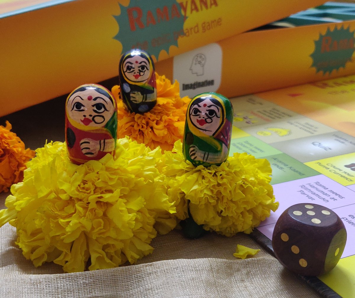 We feel blessed that these beautiful Kondapalli wooden art pieces from Andhra Pradesh are part of our Ramayana Board Game! 🙏 Order now indicroots.com/product/ramaya… #Kondapalli #artisans #Indianculture #ramayana #childrengames #indicroots @MinOfCultureGoI @kishanreddybjp