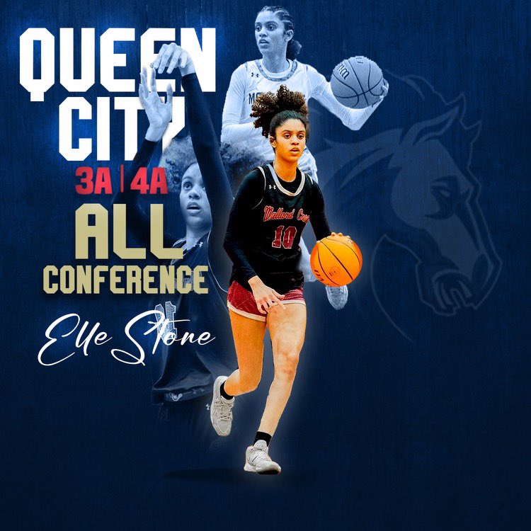 Congrats Elle Stone on year ✌🏽 being named to the Queen City 3A/4A All Conference team! She’s made a 💦splash since stepping foot in NC! We’re sure glad she’s a Creek girl! @elleboogie_10