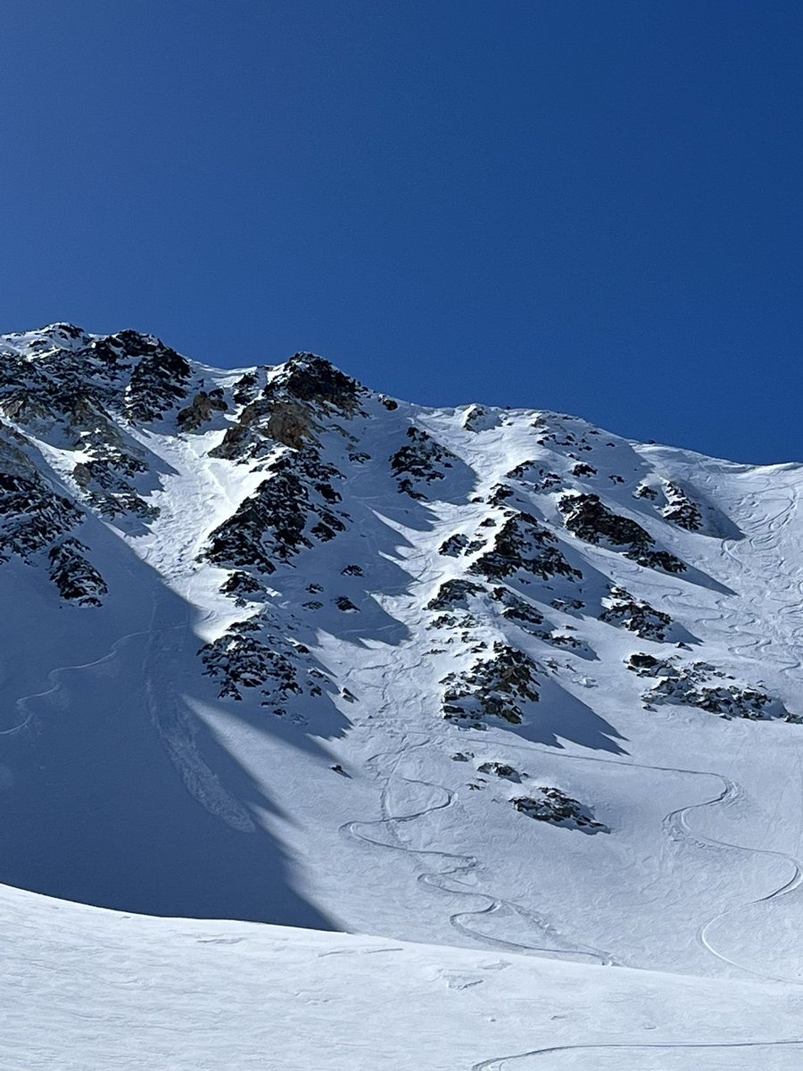 Thank you @Snowbird for opening Baldy Bowl to the top. Backpack would have helped but what a line