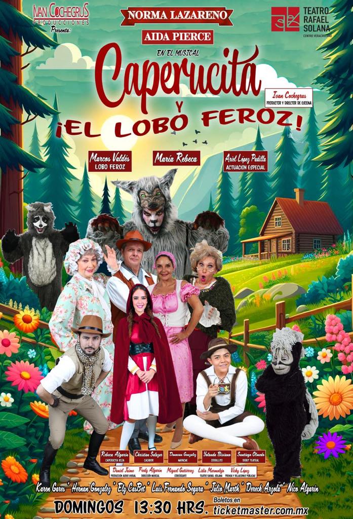 JulioMarth's tweet photo. Mañana 10 de Marzo ven y disfruta en #Familia el estreno de @CaperucitaRMx en el Teatro Rafael Solana. 13:30 hrs https://t.co/ua0Lpsmcms