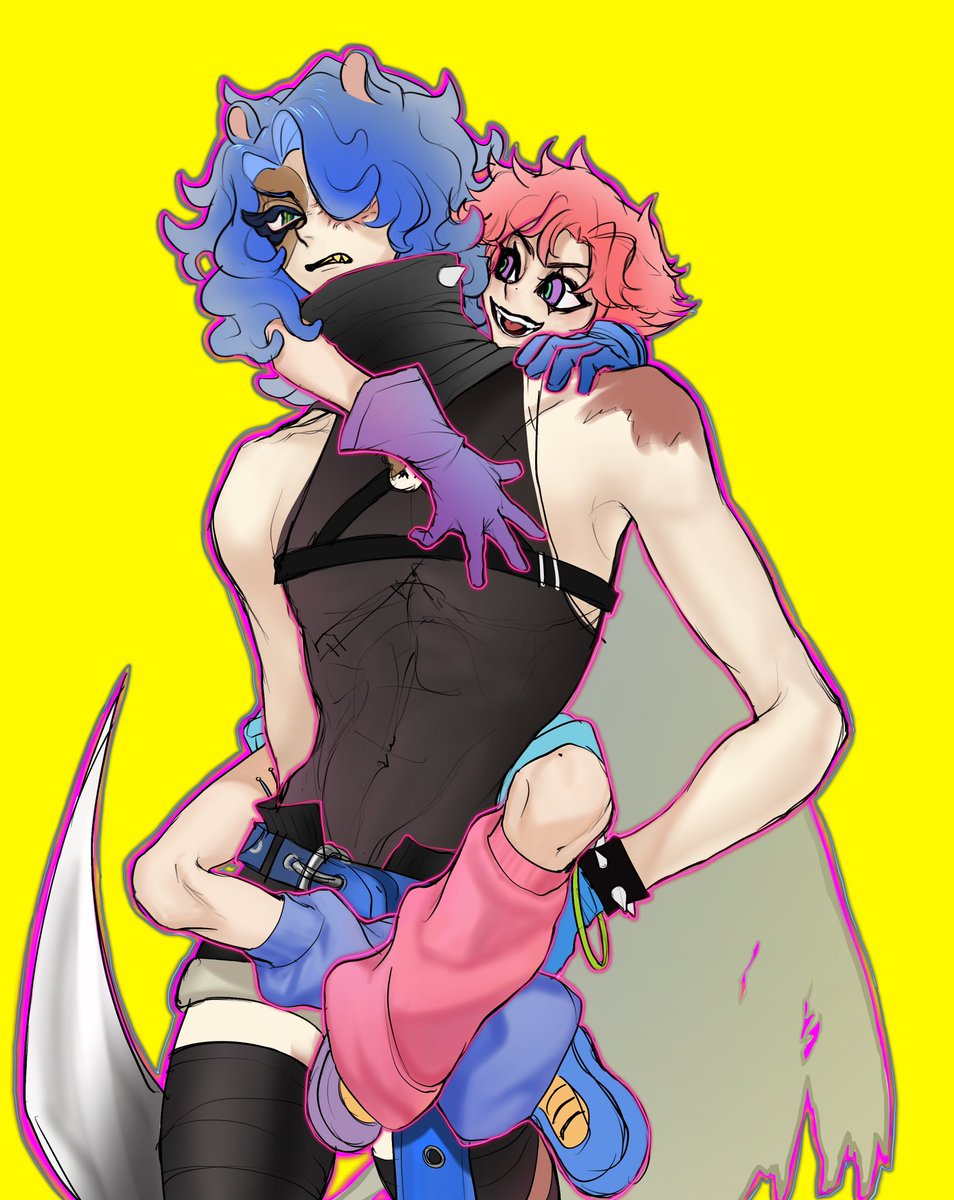#oc 
blueberry &amp; raspberry🐶