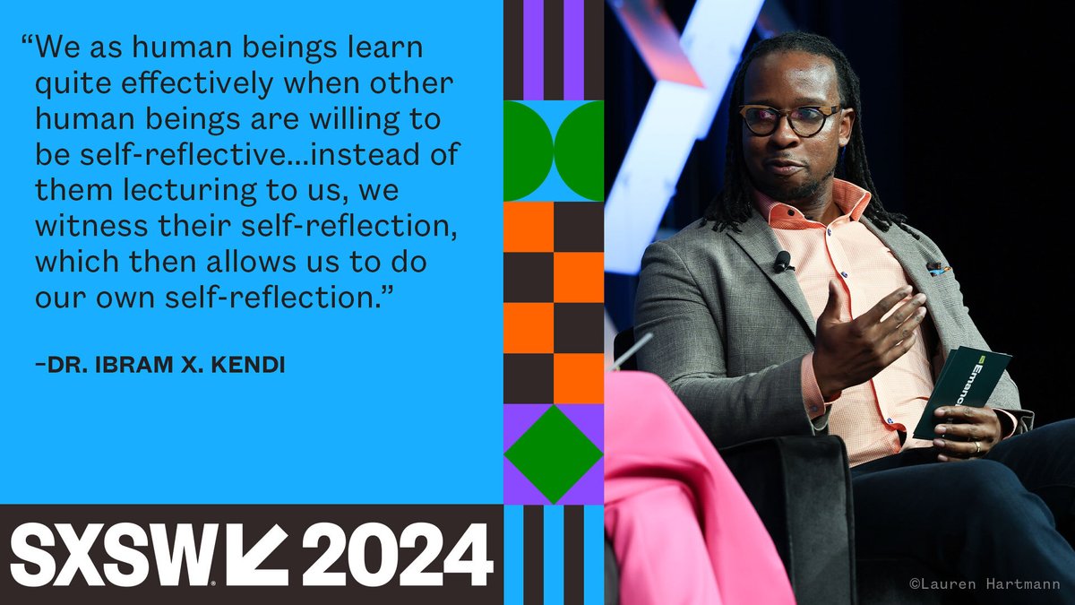 Bestselling author and National Book Award winner, Dr. Ibram X. Kendi (@dribram), tells us how to unleash the power of storytelling to create transformative change at #SXSW 2024.