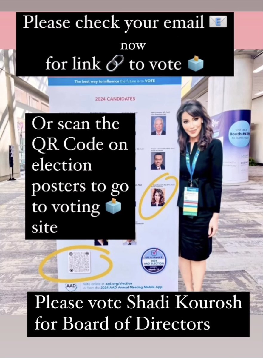 Voting is open!!! Please support @DrShadi_! #AAD2024