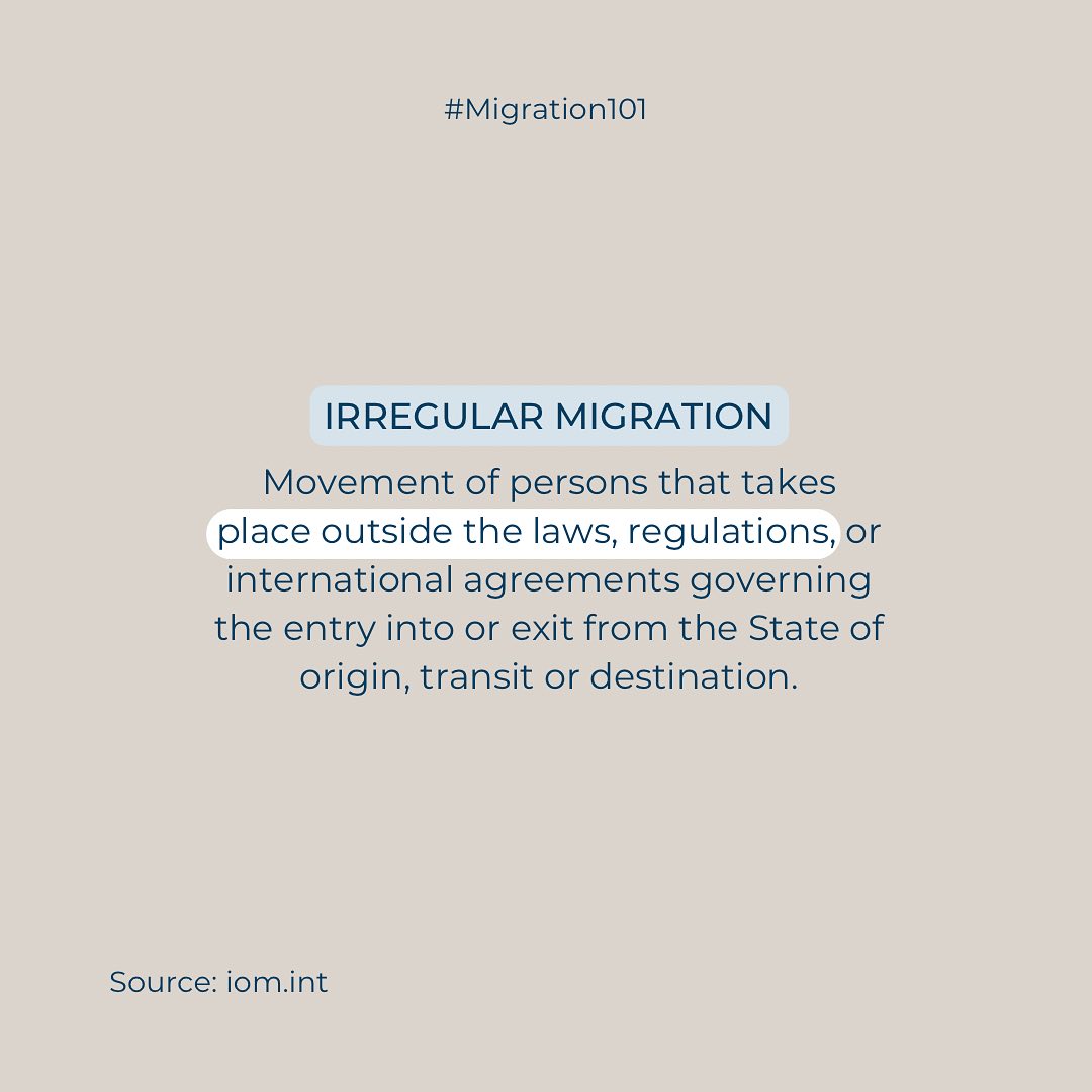 IOMRomania's tweet photo. ❓Do you know our term of the week? This week we look at the difference between regular and irregular migration

#KeyMigrationTerms #Migration101 https://t.co/BYbdwyD2po