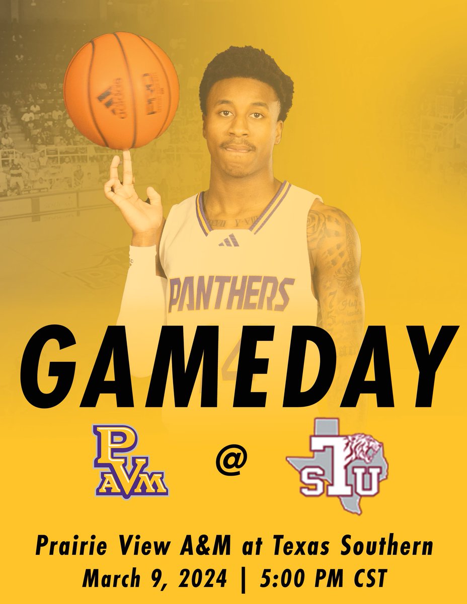 Gameday 🆚 Texas Southern 🏟️ H&PE Arena ⏰ 5:00 p.m. 📺 Texas Southern Athletics YouTube #PVHoops