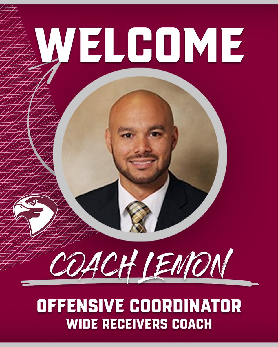 Head Football Coach @CoachBarker_99 is happy to welcome @CoachBLemon to his inaugural staff. Coach Lemon will be working with the Wide Receivers and coordinate the Offense. #SOAR24