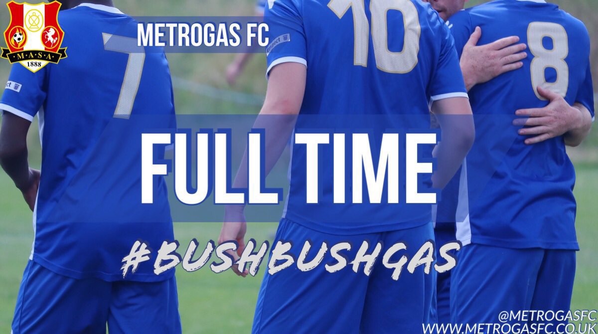 Full Time result from today’s @KCFL1516 Div.1.W fixture. Metrogas 3-2 @EquinoccialFC A big win at the business end of the season against a strong side. A really good competitive game. Our goalscorers; @HarvMead ⚽️ @freddie_kav ⚽️⚽️ #BushBushGas