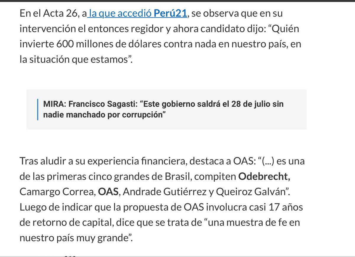 PeruItalia1's tweet photo. @rlopezaliaga1 Pero si fuiste tu uno de los asesores con #castañeda q en 2009 firmó el contrato con rutas de lima y #Odebrecht le hiciste hasta una poesía donde decías quien puede invertir en este país,solo ellos! Nos hacen el favor! Ahora te la das de héroe. Podrás engañar a los ingenuos. https://t.co/EOx6GYj7dM