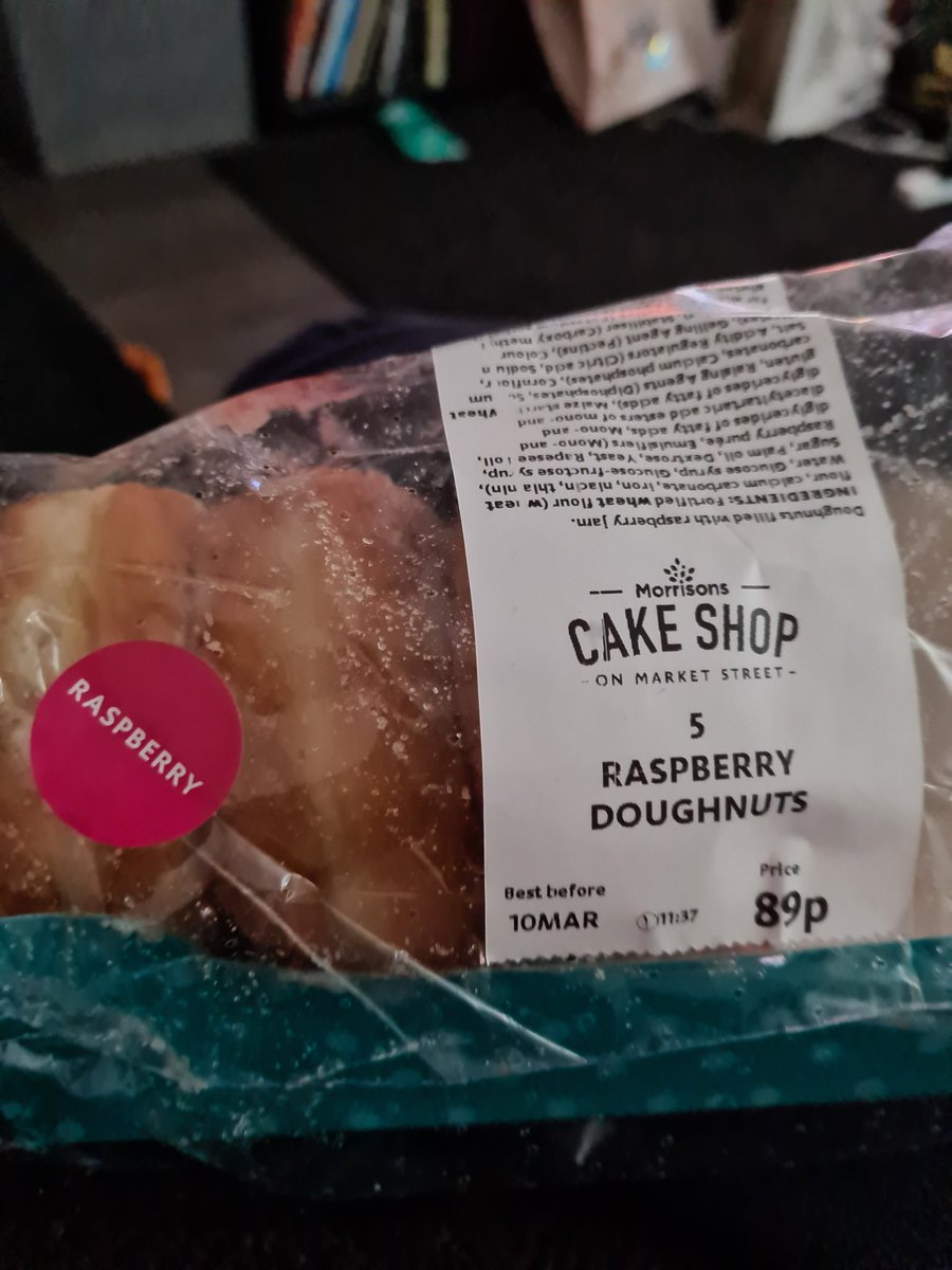 catfishy04's tweet photo. @Morrisons very disappointed in the jam doughnuts I brought from the Bristol store today. Usually your doughnuts are the best but these are like biting into a deep fat fryer, disgusting! https://t.co/1c377YHpR0