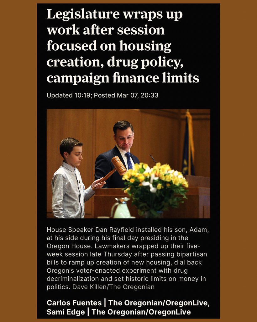 Oregon State Representative Dan Rayfield tweet media