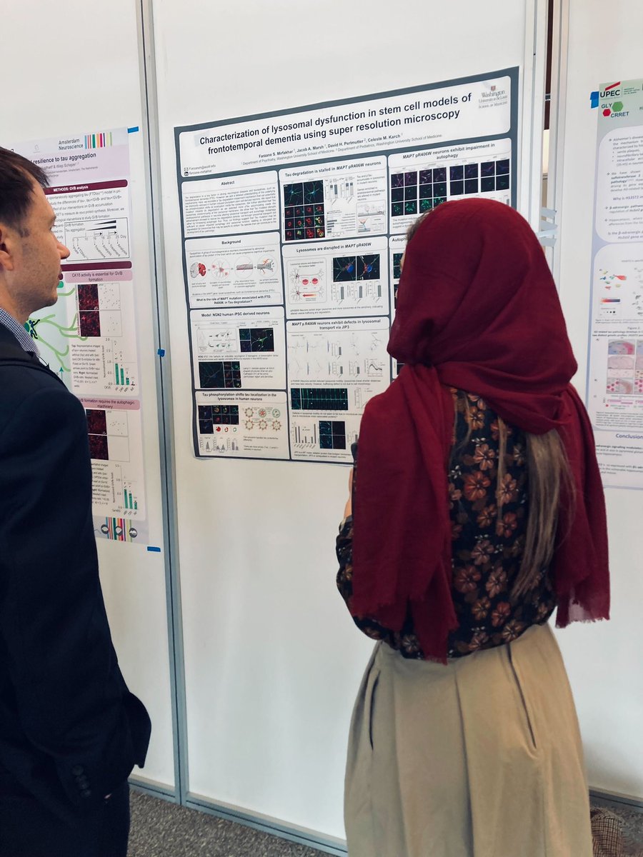 karchlab's tweet photo. Thanks to Tauies Dr Mirfakhar & Dr Minaya for representing the lab so well with their amazing presentations at @adpdnet Also check out Dr Bhagat’s on-demand talk #ADPD @miguel_minaya_ @WUADRC @reshuubhagat https://t.co/clNYW5Yz7r
