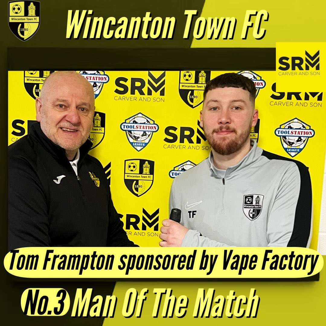 WincantontownFC's tweet photo. 🗣️ - 3 POINTS &amp; CLEAN SHEET

Todays game ended in a 2-0 win against @HengroveAFC.

Our goals coming from @JamieIrwin1 and @mattgarner1016 either side of the half. 

The Magnet Man of the match award went to left back @tom_frampton3 for a superb display. 👏🏼 

#upthewasps https://t.co/UyiB4SNHy3