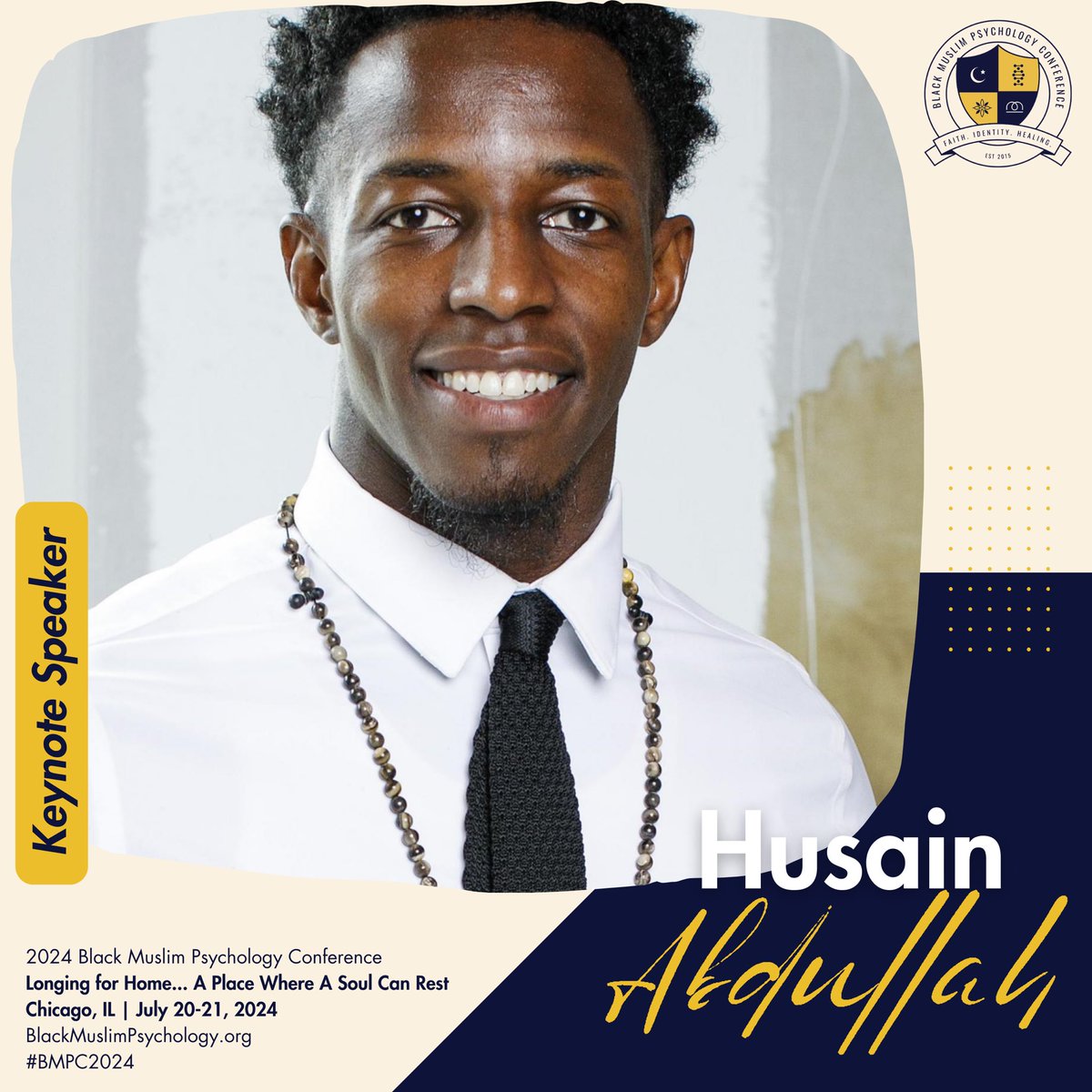 #BMPC2024 Keynote!🔥
Influential scholar-athlete HUSAIN ABDULLAH! Husain’s recent 300 mile [Winter 2023] odyssey thru the Arabian desert has inspired thousands & is the focus of his forthcoming book: Mecca to Medina - 100 Personal Reflections on Prophet Muhammad’s Hijrah Journey.