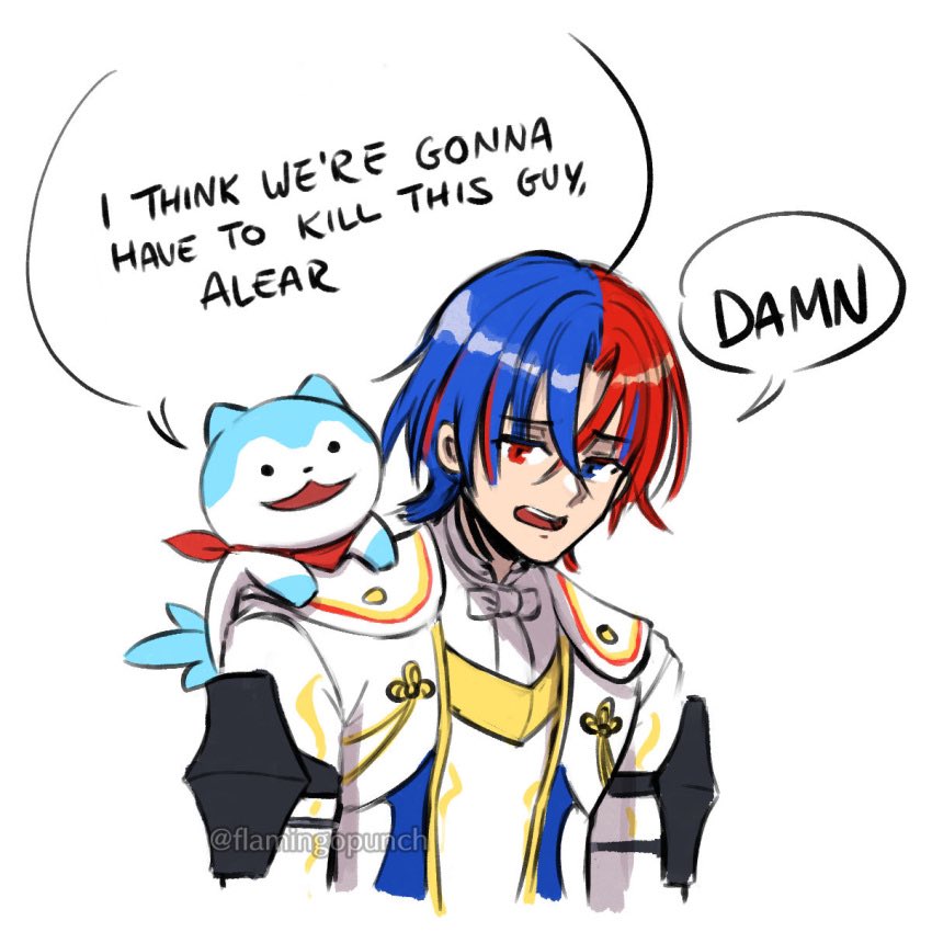 LIBERASCION's tweet image. ❤️The Divine Dragon Alear💙