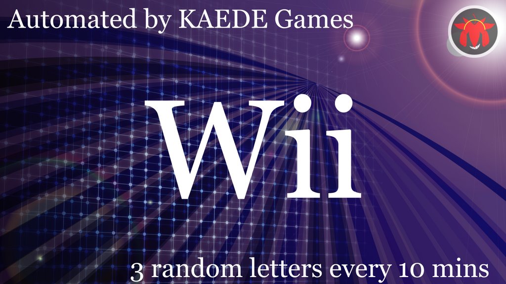 3letter_'s tweet image. W i i