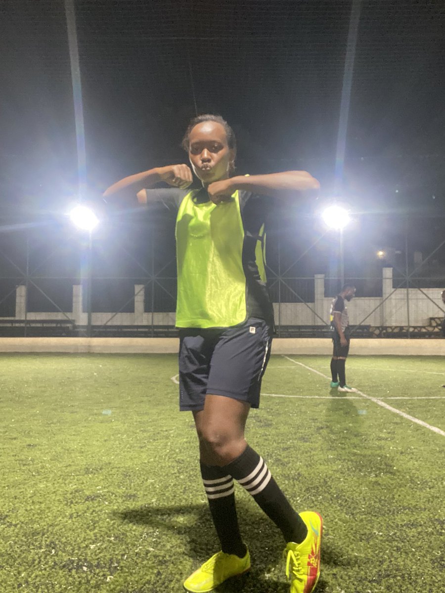 I enjoy playing soccer/football  more than watching it…
Saturday night done…..
@AbjaParks 
#womeninfootball