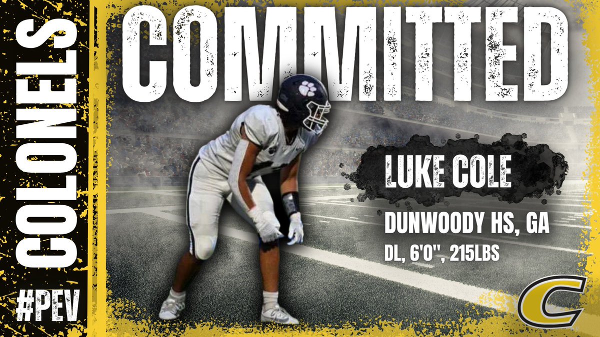 Luke Cole (@luke85407583) on Twitter photo After much thought and talks over with my family and coach i am deciding on continuing my football career at <a href="/CentreFootball/">Centre College Football</a> After much thought and talks over with my family and coach i am deciding on continuing my football career at <a href="/CentreFootball/">Centre College Football</a>