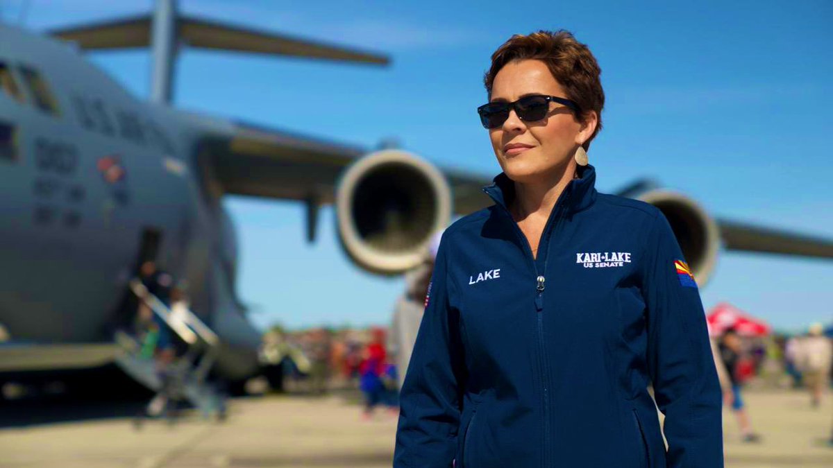 KariLakeWarRoom's tweet image. Ride into the Danger Zone! 😎 
#AZSen