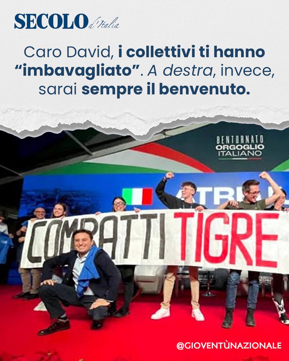 I collettivi alla #Sapienza impediscono a #DavidParenzo di parlare. A destra sei sempre il benvenuto! 

Articolo completo 👇🏻

secoloditalia.it/2024/03/caro-d…