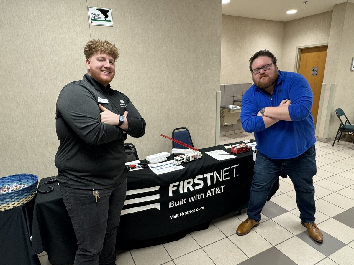 Check out Paul & Noah, the Sioux City store managers, assisting our first responders at the Northwest Iowa Regional Fire School! This team works hard around the clock to ensure our First Responders are on the network they deserve! 🔥💪🏽 #LifeAtATT #FirstNet #FirstResponders…