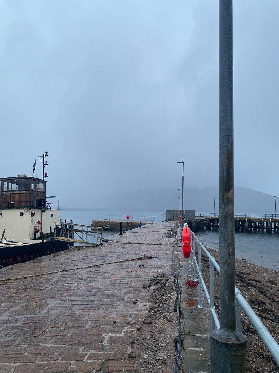 #pierupdate: This week we have had David Clark Electrical Contractor and D.A MacDonald install the lights on the pier. We hope to have the electric meter installed soon. 

#inveraray #inveraraypier #argyllandbute #lochfyne #restoration #communityproject #communityfunding