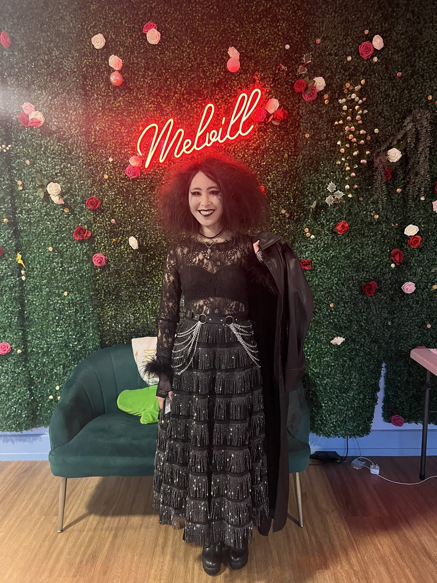 Melody ready to rock Cabaret this evening! Good luck to all those performing!