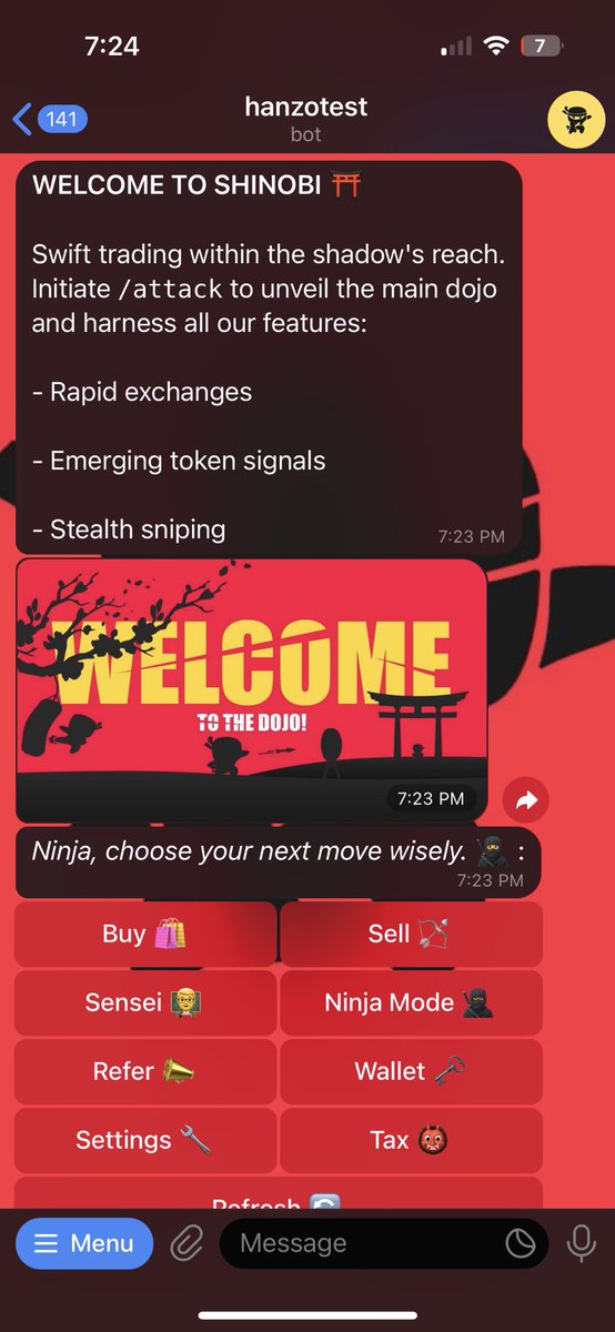 ShinobiNINJA01's tweet photo. 🥷 ninjas, choose your next move wisely https://t.co/LCd2EJzUhl