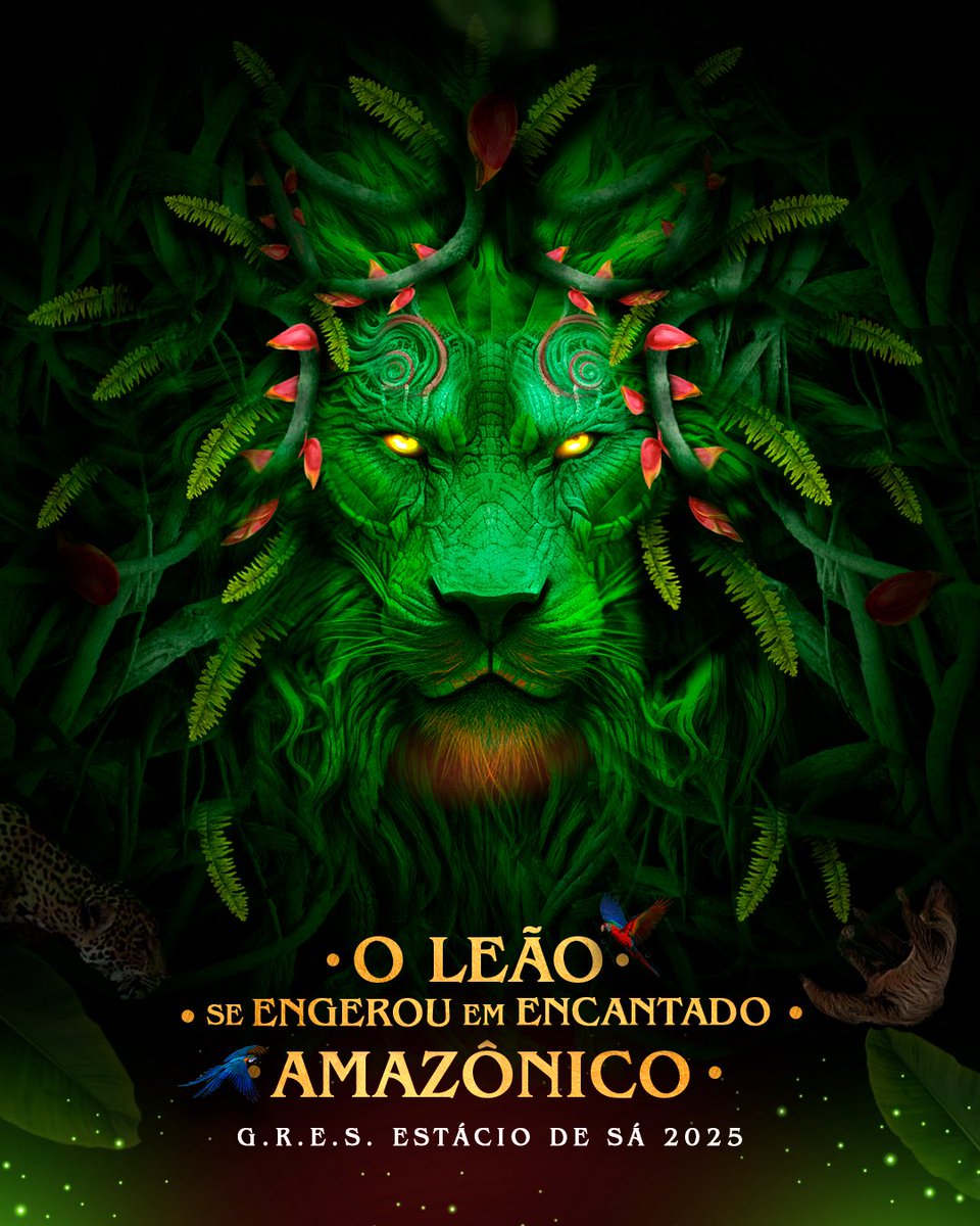 marcuspauloreal's tweet image. *G.R.E.S. Estácio de Sá. Definimos nosso enredo para o Carnaval 2025*
O título do enredo para o próximo desfile: “O Leão se engerou em encantado amazônico”. A obra é de minha autoria. Vamos juntos família Estaciana! #carnaval2025 #carnavalrj #berçodosamba #marcuspaulo #projeto