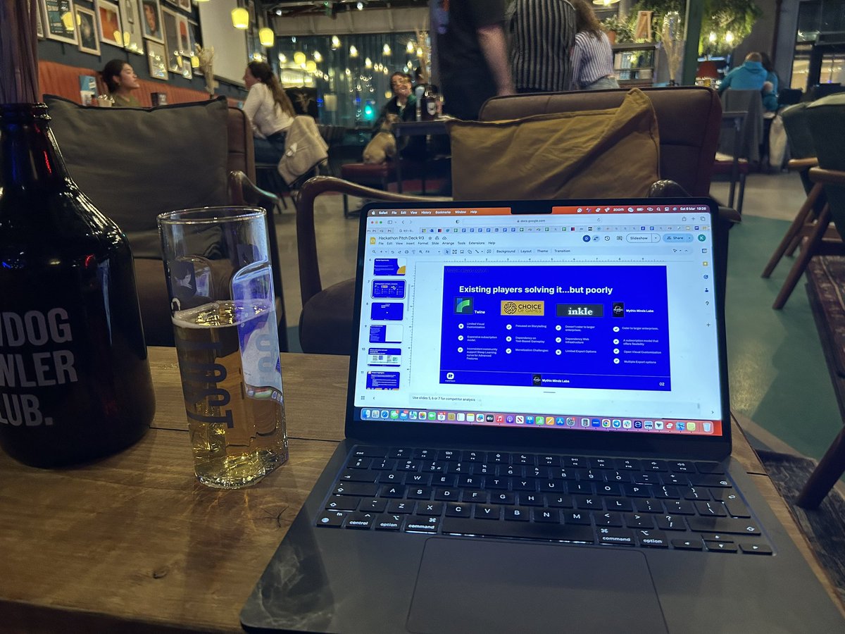 kdotcrypto's tweet photo. Ending another amazing day with pints and deck reviews.

Not a bad ol’ life 🫡 https://t.co/5aQgPXgyjh