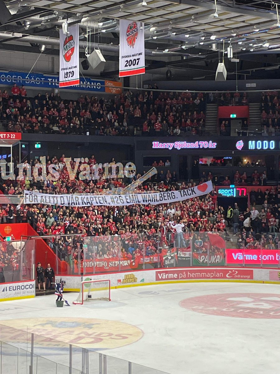 FÖR ALLTID VÅR KAPTEN, #26 EMIL WAHLBERG. TACK ❤️