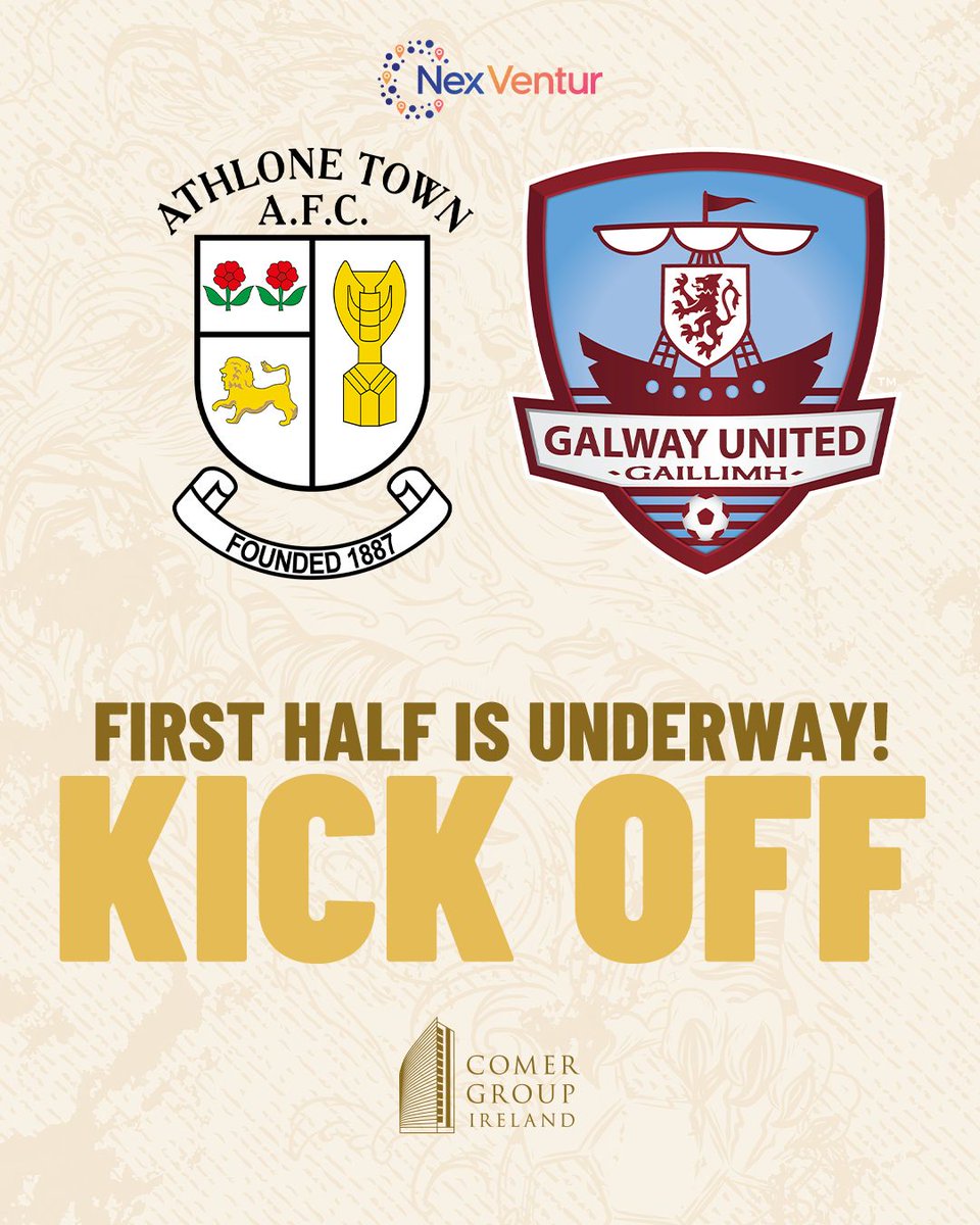 GalwayUnitedFC's tweet photo. 1β | Underway in Athlone πͺ
#ATHGAL | #UnitedAsOne https://t.co/rDfzeDe2Jg