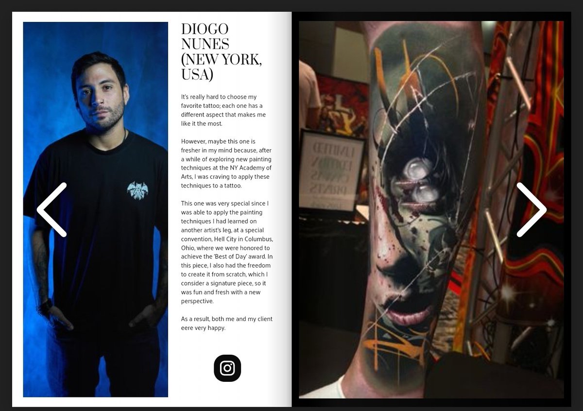 In issue number 33 of Tattoo Love magazine, Diogo Nunes shows us one of his most meaningful tattoos and explains the reason. Get the magazine to see this and much more!
❤️ tattoolove.es/producto/tatto… ❤️
#tattoo #tattoos #cooltattoo #tattooist #tattooer #tattooartist #besttattoo