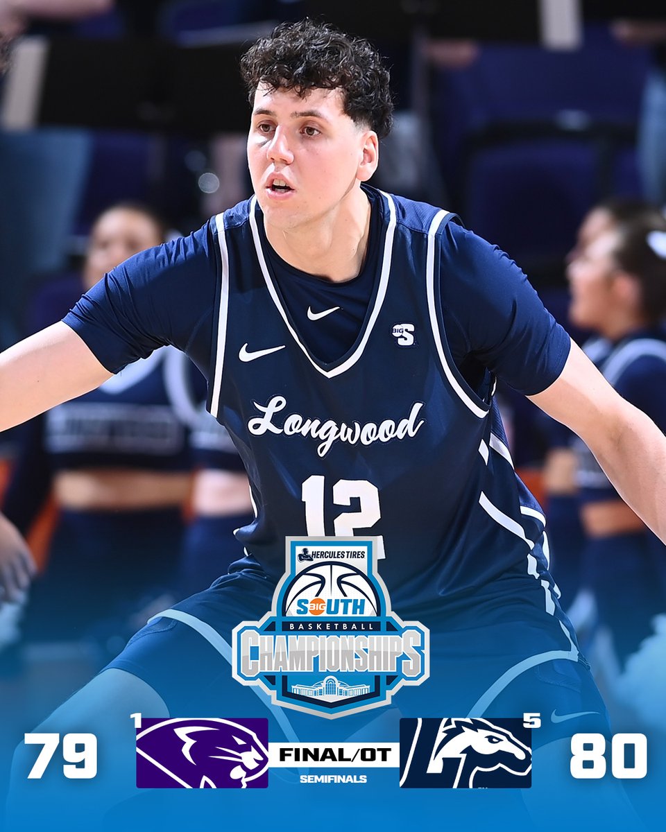 Big South Conference (@bigsouthsports) on Twitter photo π¨π£π¦ππ§!
Longwood knocks off top-seeded High Point to advance to the <a href="/HerculesTires/">Hercules Tires</a> Big South Championship Game!
#BigSouthMBB | <a href="/LongwoodMBB/">Longwood Basketball</a> π¨π£π¦ππ§!
Longwood knocks off top-seeded High Point to advance to the <a href="/HerculesTires/">Hercules Tires</a> Big South Championship Game!
#BigSouthMBB | <a href="/LongwoodMBB/">Longwood Basketball</a>