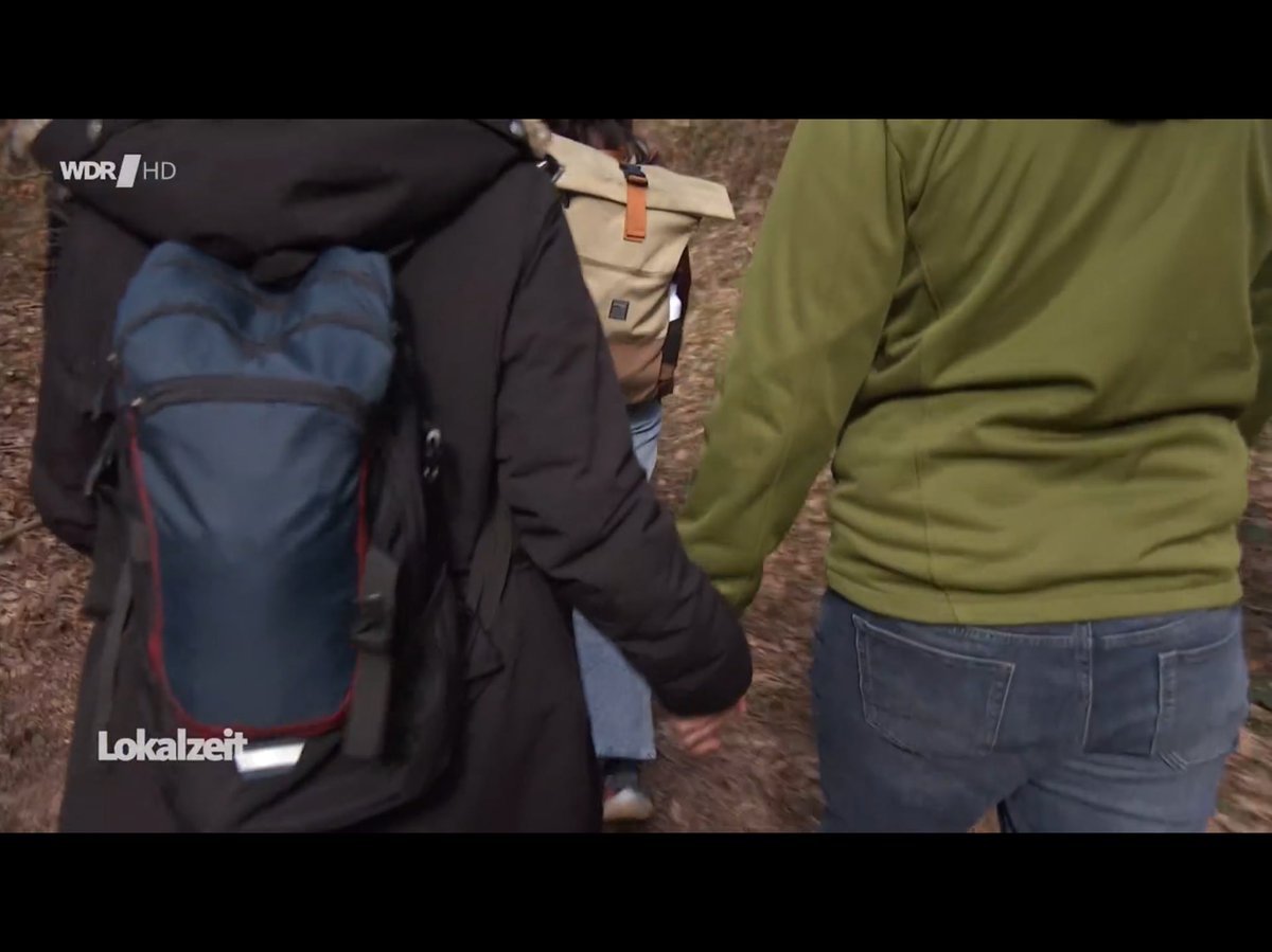 Heute waren wir im Fernsehen. 
Ranger-Tour im Nationalpark Eifel