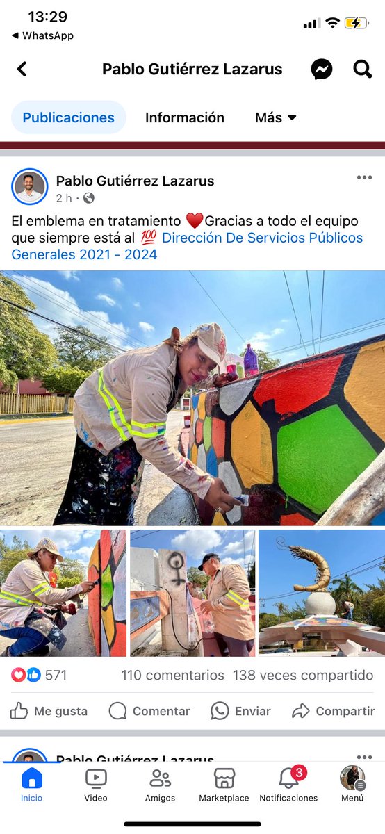 roxxTV's tweet photo. En #CiudadDelCarmen el Presidente Municipal se mofa del movimiento feminista isleño y sus exigencias, ahí decía JUSTICIA PARA VALE, una niña carmelita que sufrió abuso sexual y su agresor sigue libre. Las infancias están desprotegidas. #JusticiaParaVale https://t.co/sCEwwQlbJh
