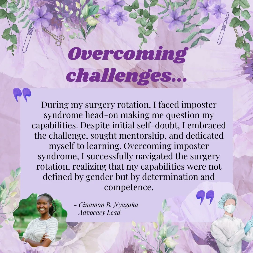 🌟 Join our gender and global surgery advocates as they share insights on breaking barriers. This IWD, let's amplify their voices to drive positive change in traditionally male-dominated fields like global surgery! 💪♀️ #IWD2024 #GlobalSurgery #Inspiration #GEIGSforIWD ✨