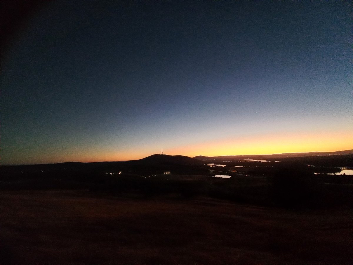 Sunrise at the Arboretum waiting for the balloons to launch #visitCanberra #BalloonSpectacular