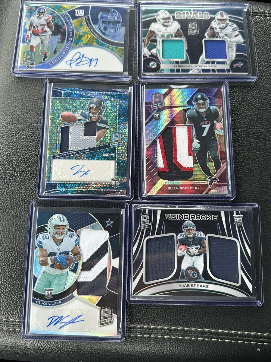 Jimmy McCauliffe (@jimmymccauliffe) on Twitter photo Ripped some Spectra. Nothing huge, but what a beautiful product. Bijan/15 #TheHobby <a href="/CardPurchaser/">Card Purchaser</a> Ripped some Spectra. Nothing huge, but what a beautiful product. Bijan/15 #TheHobby <a href="/CardPurchaser/">Card Purchaser</a>