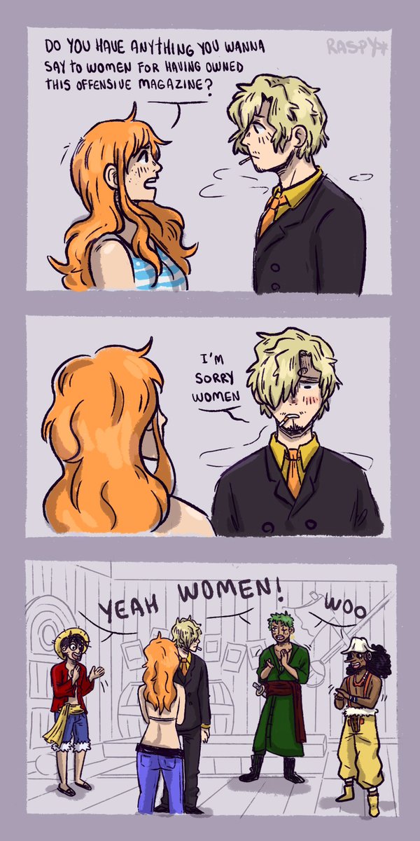 Raspberrydraws_'s tweet image. I wanted to finish this yesterday for Women's day but I couldn't
I hope you still accept Sanji's apology, I love you women
#Raspberrydraws #ONEPIECE