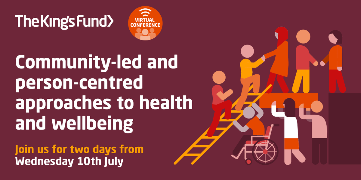If services aim to improve the health and wellbeing of their local people, they must realise the power of community-led and person-centred approaches. Take a look at our new event, happening in July 2024:
kingsfund.org.uk/events/communi… #KFCommunity