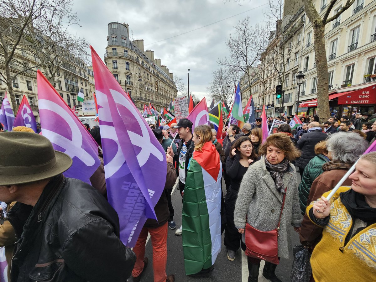 Youcefasnami's tweet photo. Manif pro Gaza. #Gazaagenocide #Palestine #Paris https://t.co/s6vhtPLdzn