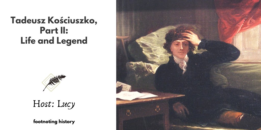 Episode 300 is here! In this one, Lucy explores the legends surrounding Tadeusz Kościuszko as well as his sexuality and place in disability history: footnotinghistory.com/home/tadeusz-k… YouTube version: youtube.com/watch?v=mEFXPc…