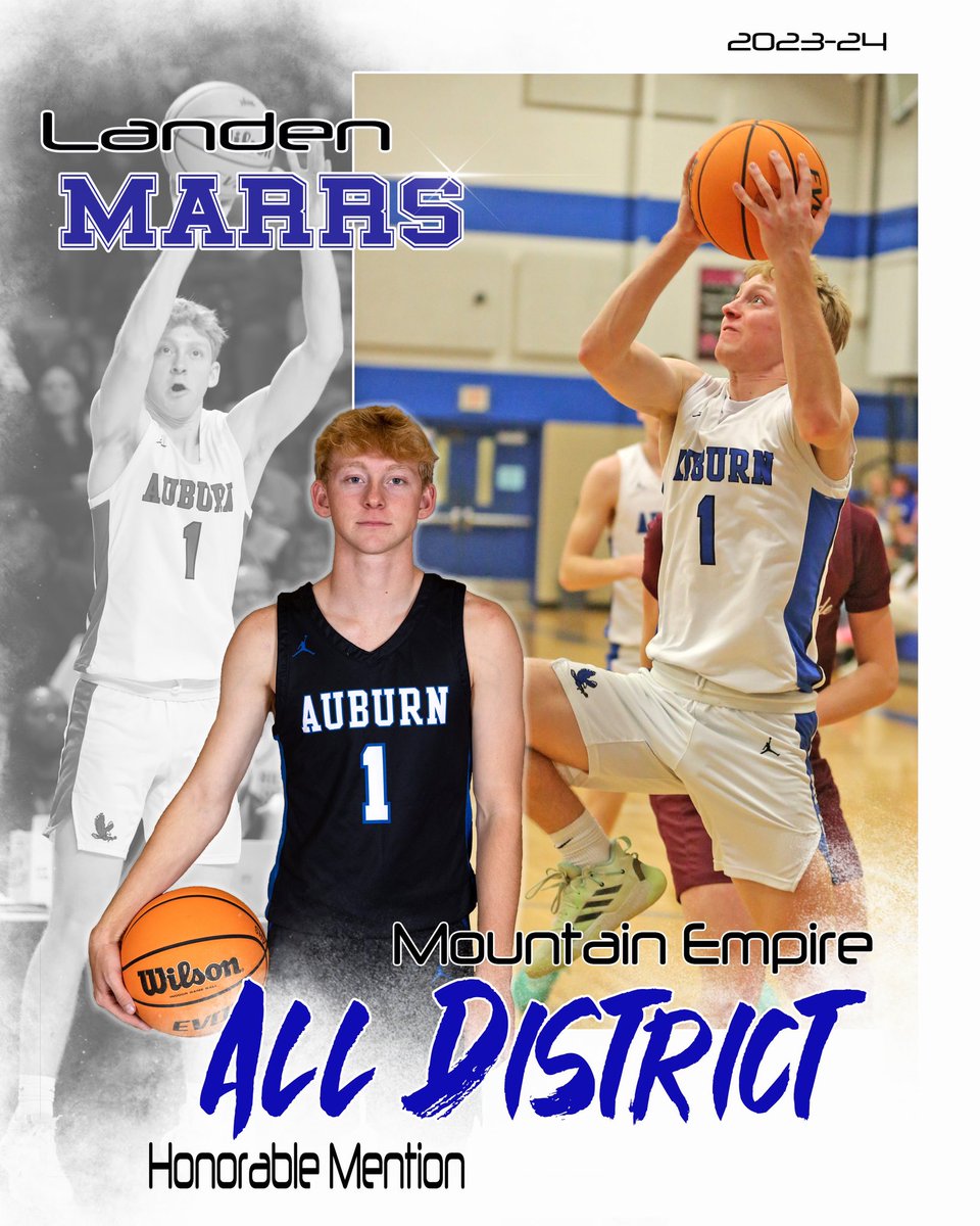 eagles_auburn's tweet photo. Congratulations to Landen Marrs for being named Honorable Mention to the Mountain Empire All District Team. https://t.co/Td3yynyiAa